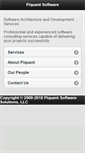 Mobile Screenshot of piquantsoftware.com